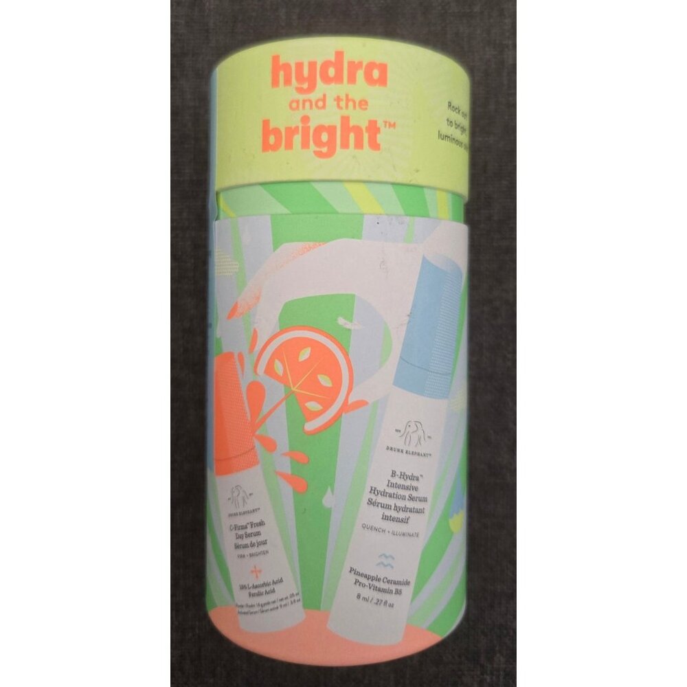 Drunk Elephant Premium Skincare Hydra And The Bright Duo